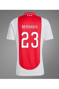 Ajax Steven Berghuis #23 Jalkapallovaatteet Kotipaita 2024-25 Lyhythihainen